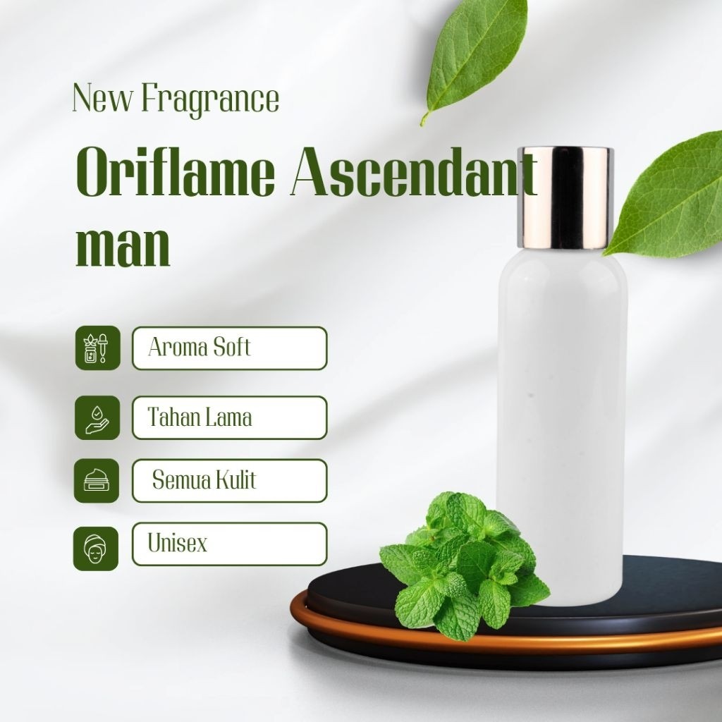 Aroma Baru RACUNKU Parfum Premium Oriflame Ascendant man 60ml | Parfume Pria & Wanita Tahan Lama 24 