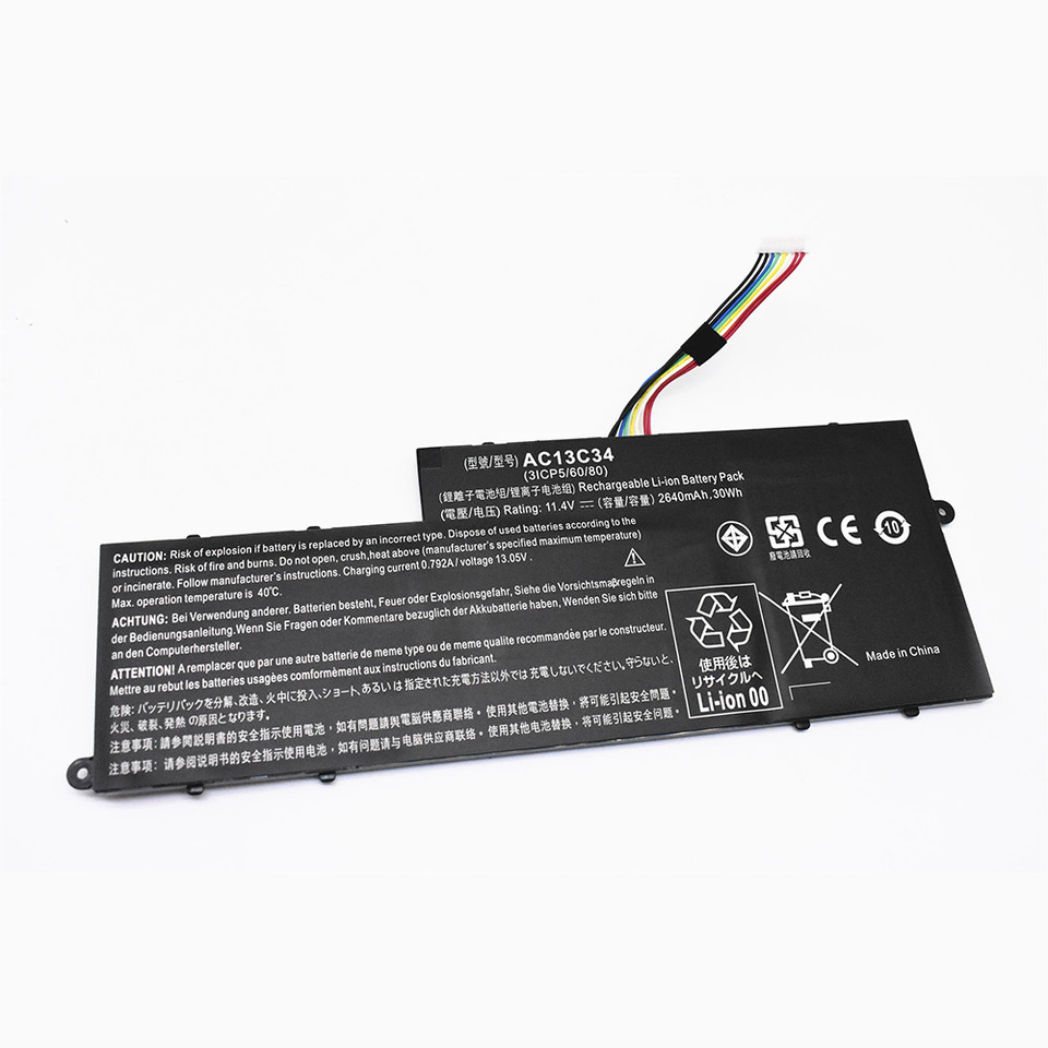 AC13C34 Laptop Battery For Acer Aspire V5122P V5132 V3111 ES1111M E3111 E3112 MS237 KT00303005 114V 