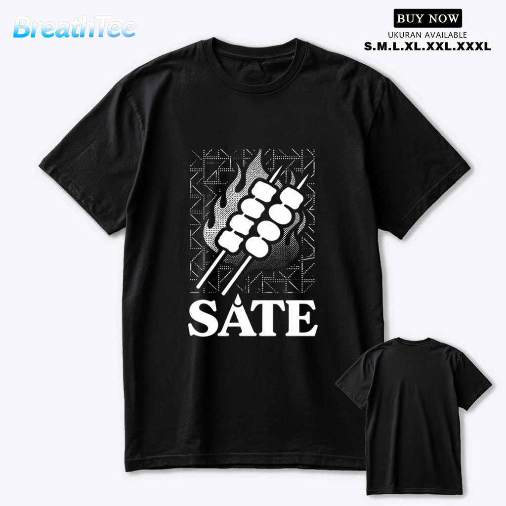 Desain Double Exposure Atau Collage Dalam Gaya Pop Art Hitam Putih Pada Kaos Unisex Bahan Katun Ring