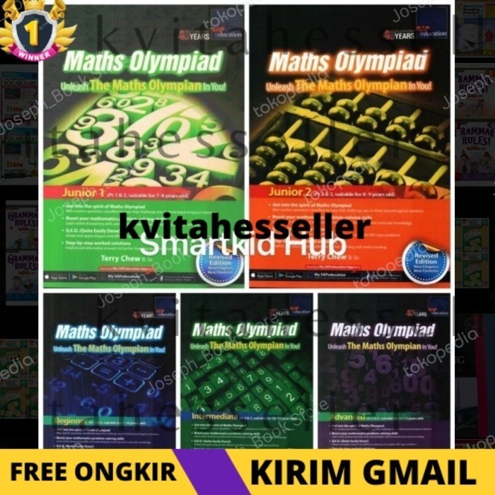 Sp Mths Olympid Junio/Beginne/ Intemedite/ dvnced Book - Junio 1