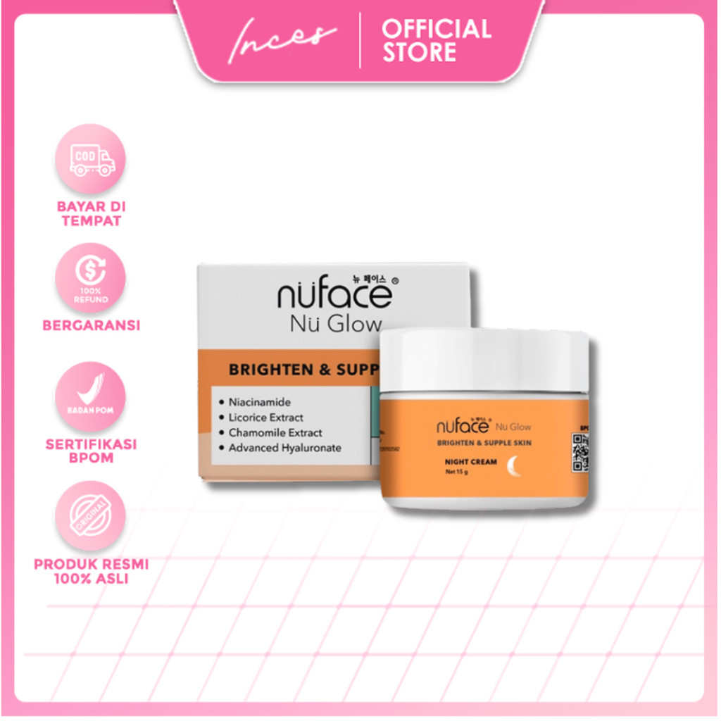 inces - Nuface Nu Glow Brighten & Supple Skin Night Cream