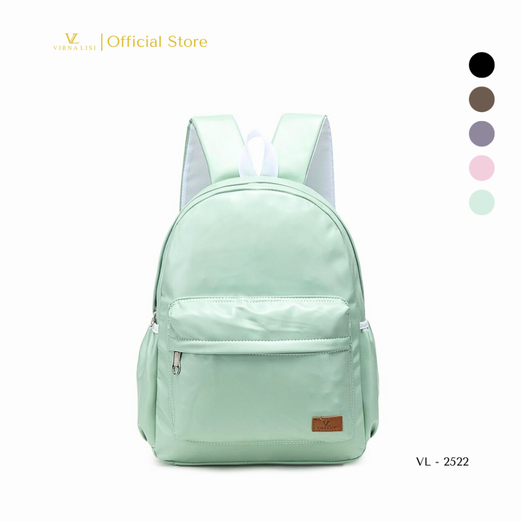 [Ransel Bag] - VIRNALISI Tas Ransel Harian Wanita Kuliah Sekolah Ringan VL-2522