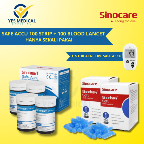 Sinoheart Strip Gula Darah Sinocare Strip Gula Darah Stik Gula Sinoheart Accu