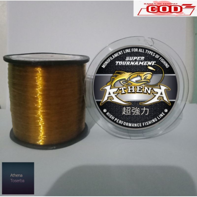 senar pancing Athena 1800m senar pancing kuat anti keriting senar pancing super kuat