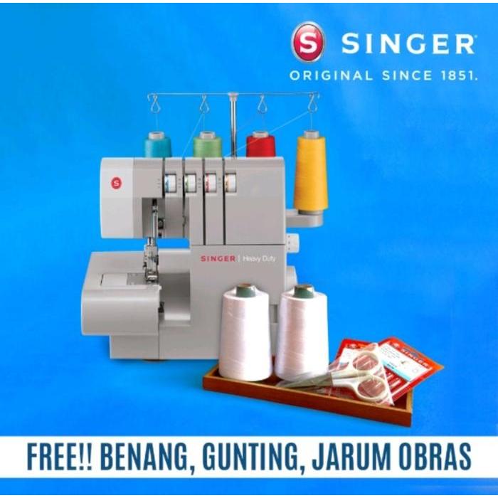 Mesin Obras SINGER Heavy Duty 14HD854 Kain