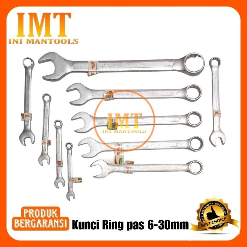 Kapusi Kunci Ring Pas 6-32mm Crv Kuat dan Kokoh