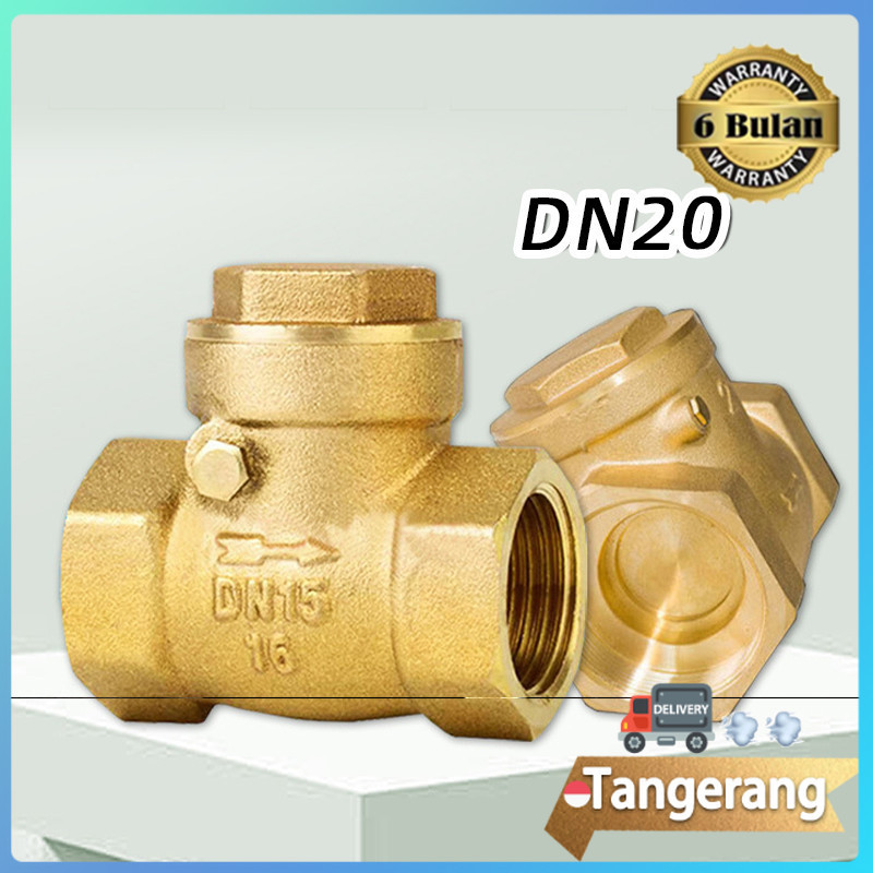 3/4 Inci Kuningan Swing Check Valve / Swing Check Valve / Kuningan Swing Check Valve