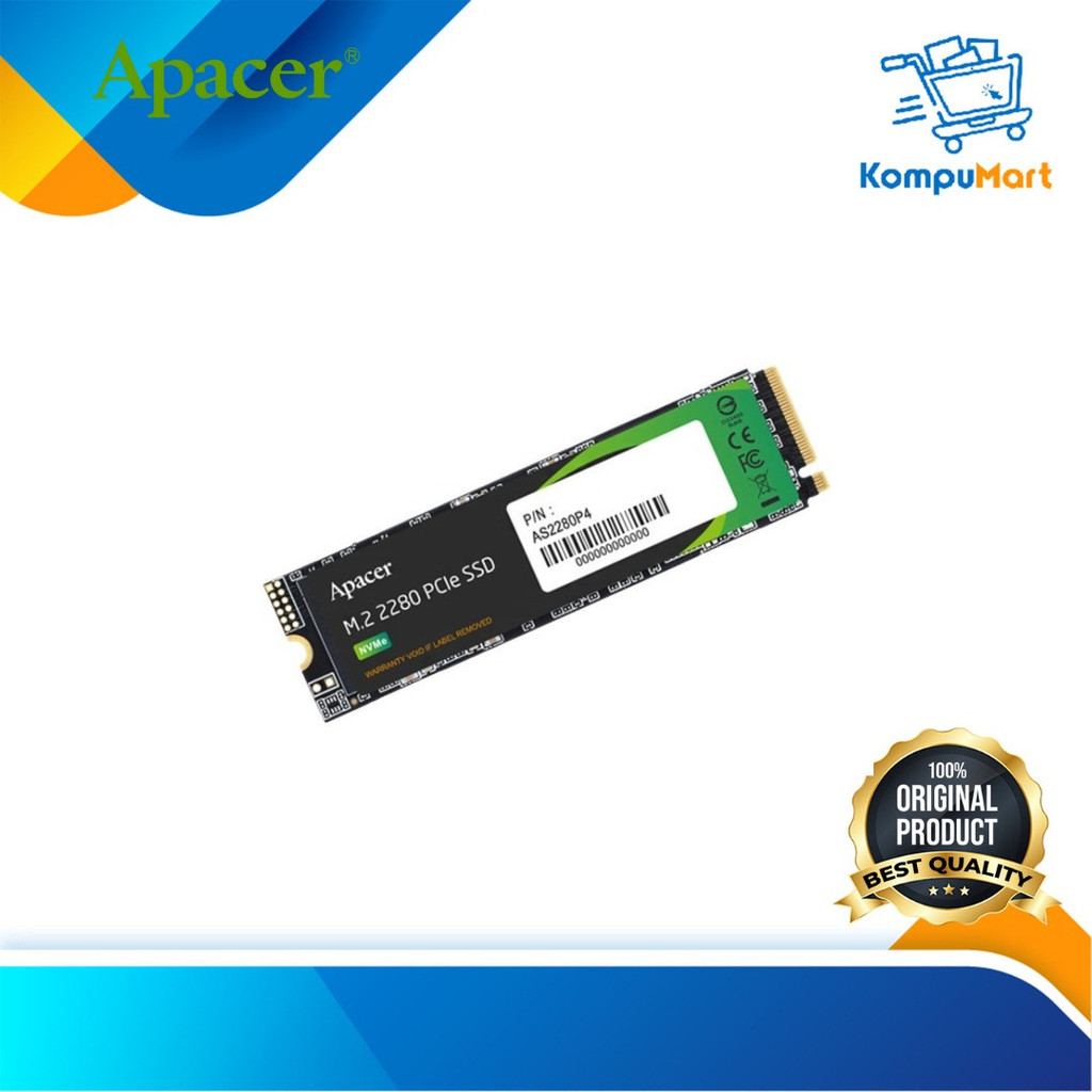SSD Apacer AS2280P4 M.2 Nvme 1TB / 256 GB / 512 GB