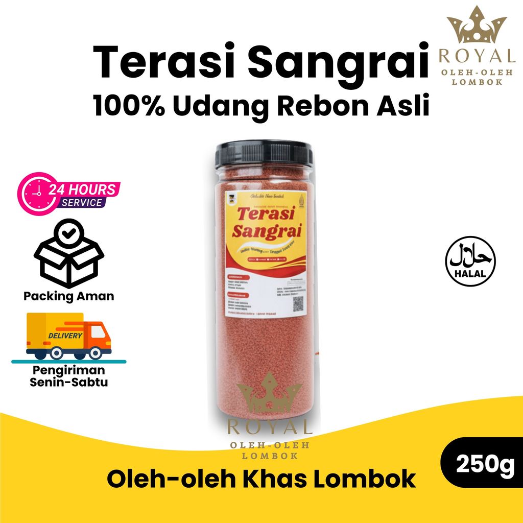 TERASI SANGRAI 250 GRAM KISMAYADI, TERASI LOMBOK, TERASI HALUS SIAP PAKAI ASLI KHAS LOMBOK