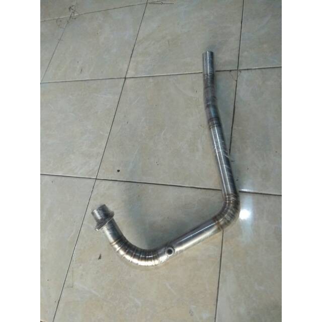 Pipa Leher Exhaust BENELLI 200 EVO - BENELLI 200 EFI - HEADER KNALPOT BENELLI MOTOBI 200 EVO EFI