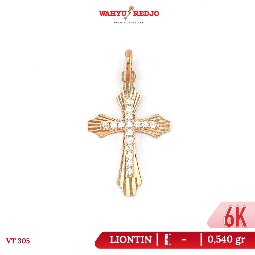 Liontin Kalung SALIB Emas Kadar 6K Wahyu Redjo Pameran