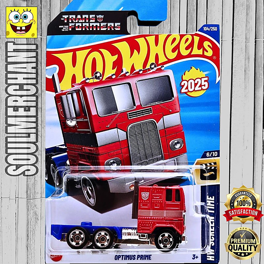 Hot Wheels Optimus Prime Diecast Mobil Truck Transformers