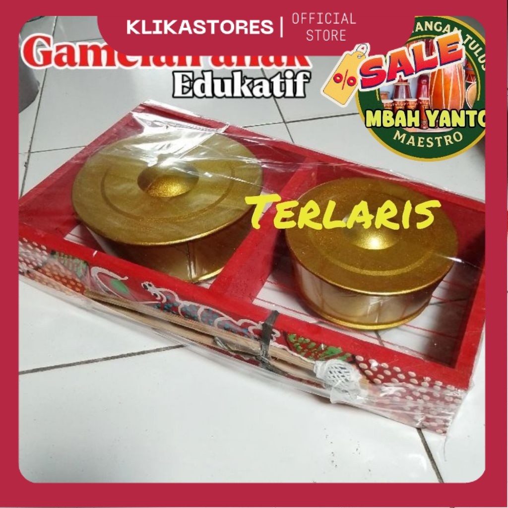 Gamelan anak Kenong Gamelan Mainan Edukasi Anak Alat Musik Tradisional Isi 2 Mbahyanto_maestro KN