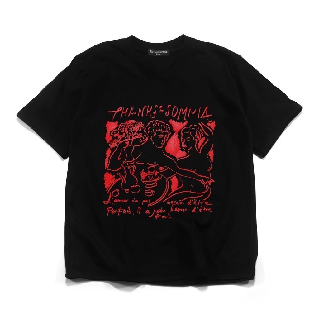 Tshirt Kaire Black Thanksinsomnia 100% Original