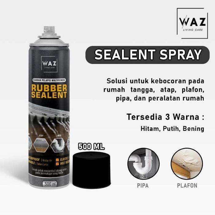 WAZ SEALENT SPRAY | SEALENT ANTI BOCOR 500 ML - Hitam