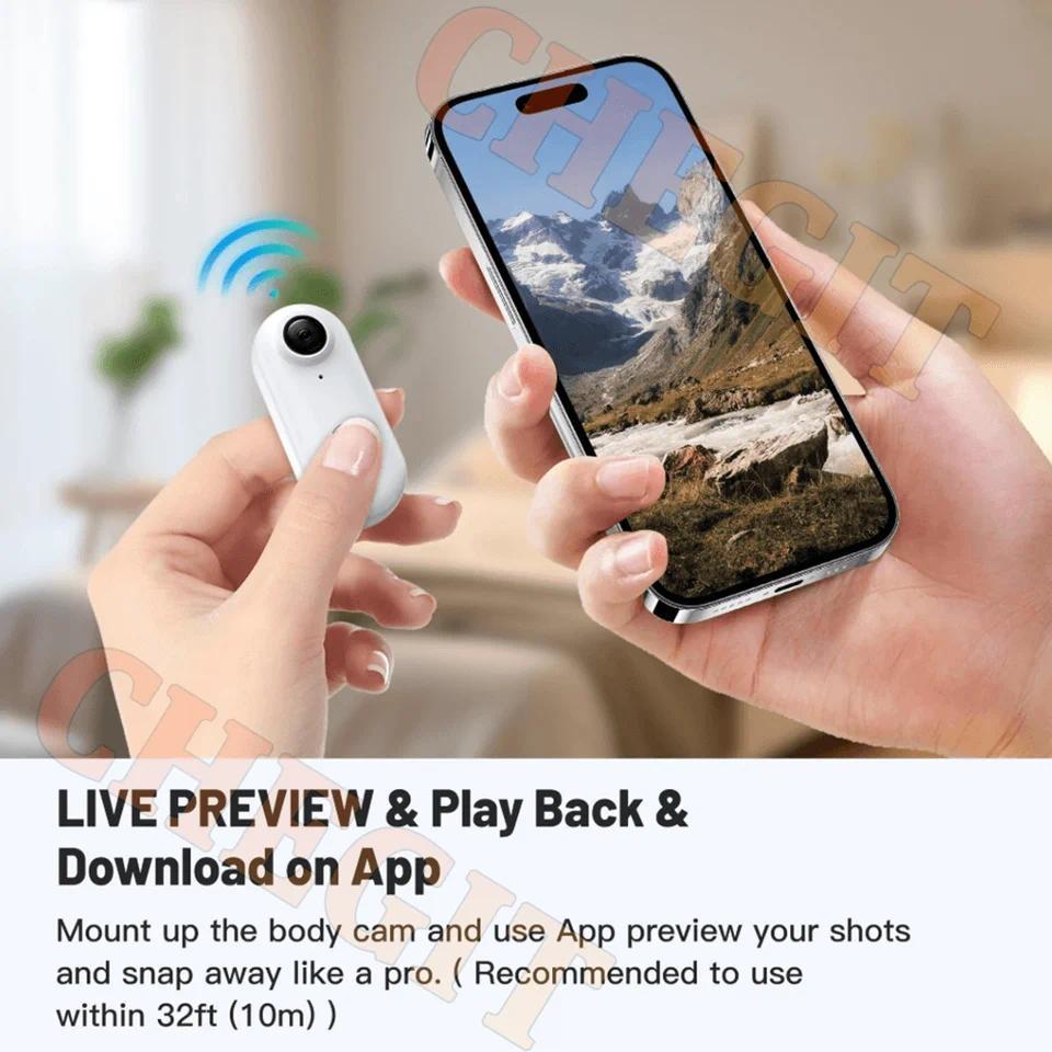 Kamera Aksi Mini 4K untuk Motor dengan WIFI, Ringan, POV, Kamera Olahraga Jalan Raya, Kamera Vlog Se