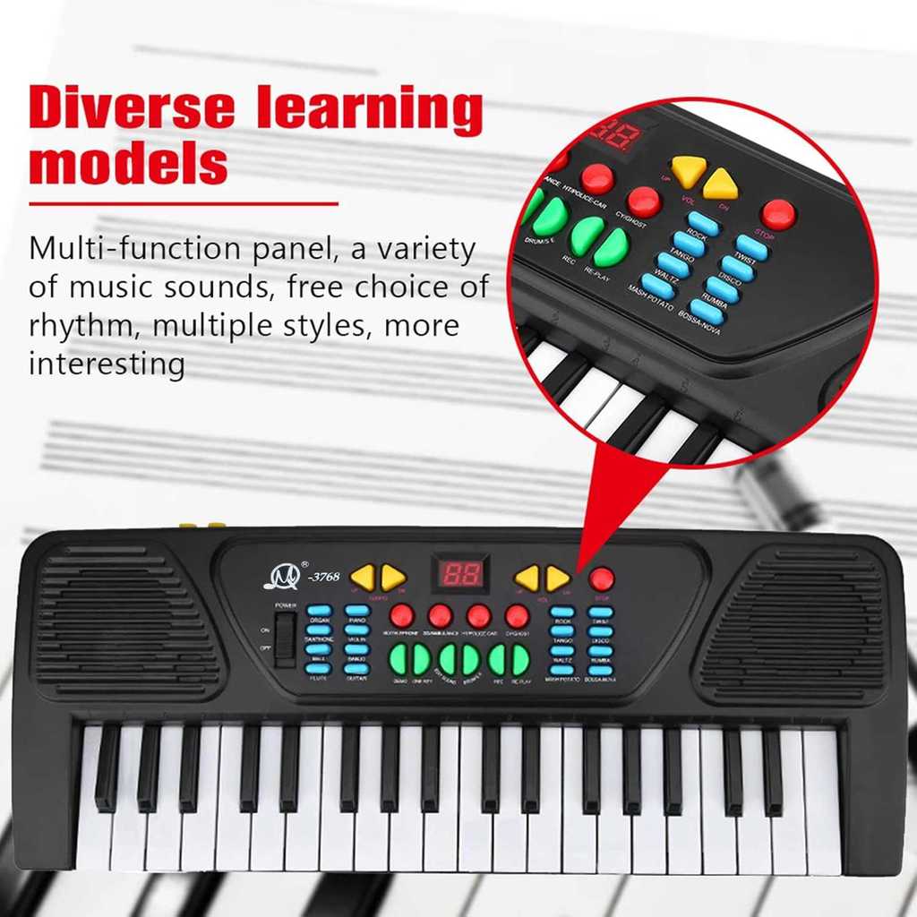 Store Azizah MAYGIV Piano Digital Elektrik Mainan Anak 37 Key with Microphone - MQ3768