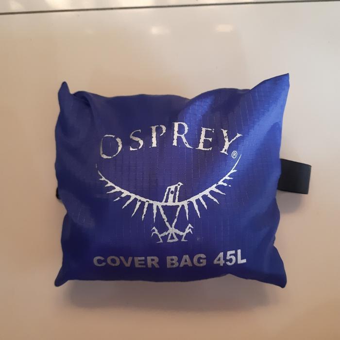 Rain cover bag carrier 45L Osprey Lokal - Biru