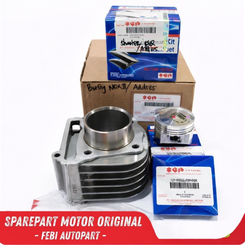 Blok Seher+Piston Kit Suzuki/NEX 2/Adress Ori SGP