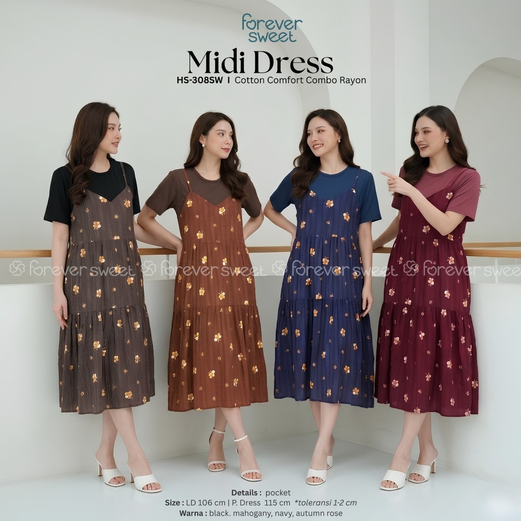 Dress Rayon Regular Forever Sweet