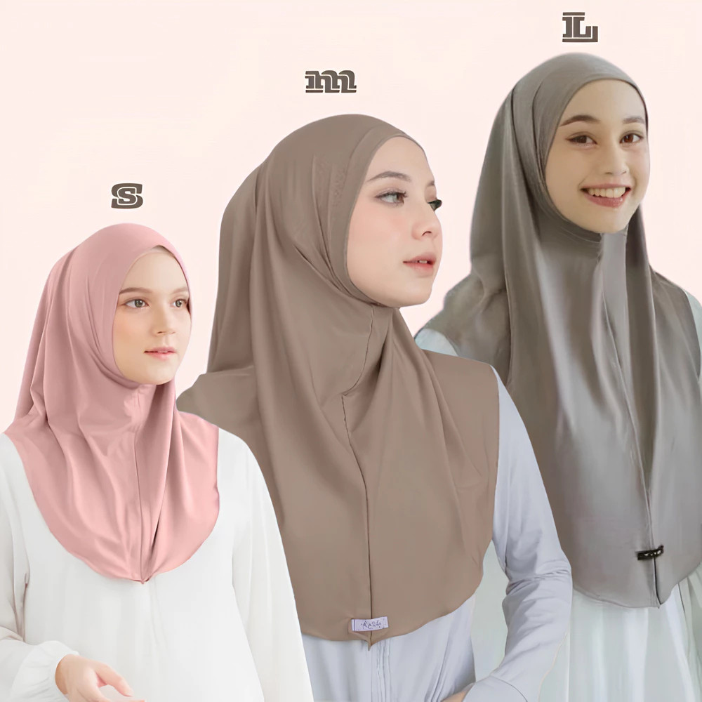 Quena  jilbab Instan Non Pet hijab Jersey Malay hijab instan jilbab sport non pet
