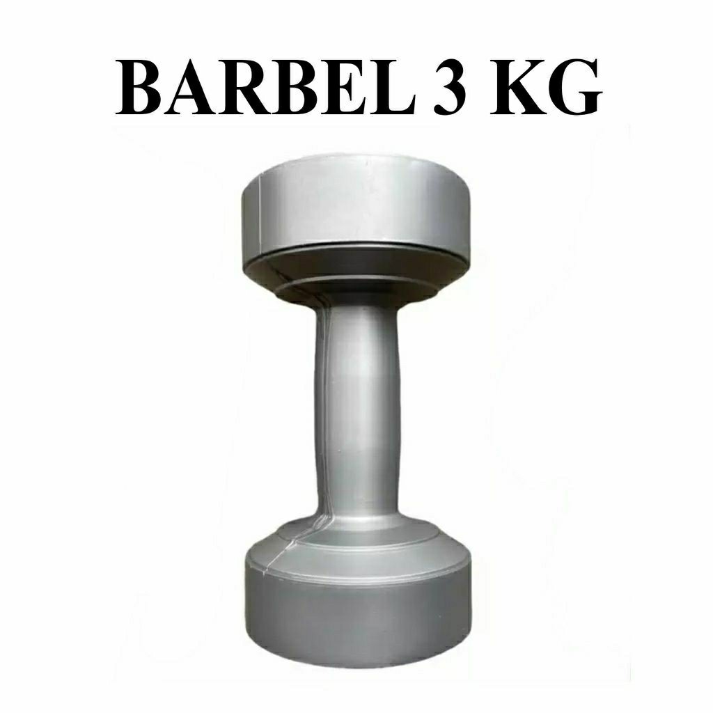 BISA COD Barbel Fitnes 3Kg Bahan PVC Warna Cerah/ Dumbell 3Kg SNI MURAH