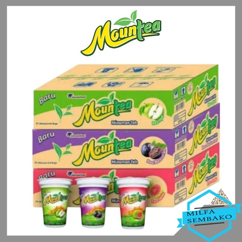 HS524 MOUNTEA Minuman Teh Buah (isi 24 pcs)