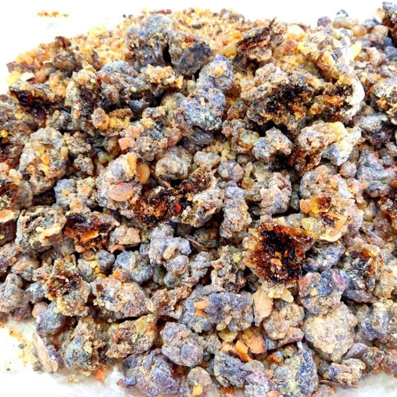 Luban menyan arab black hojjari menyan arab hitam 10gram