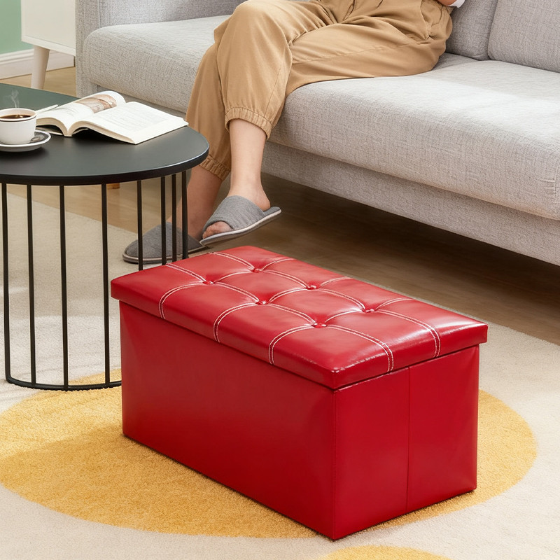 Kotak Penyimpanan Multifungsi Mainan Lipat Sofa Bangku Penyimpanan Pakaian Bangku