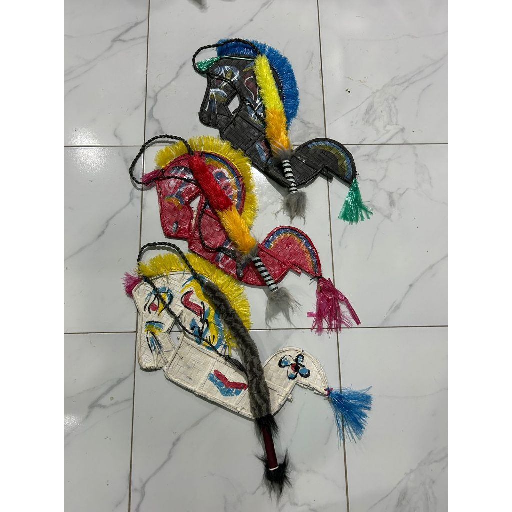 ASLI GROSIR KUDA LUMPING JARANAN ANAK BONUS CAMBUK BULU (Bukan Cambuk Lidi)