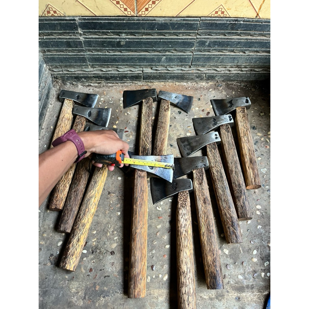 Kampak gagang kayu aren / kampak ukuran besar