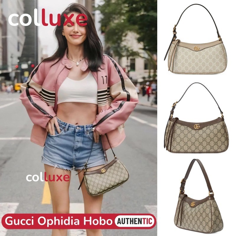 Menyediakan resi Gucci 2023 new Ophidia Hobo Bag 10'' tas genggam wanita tas punggung wanita