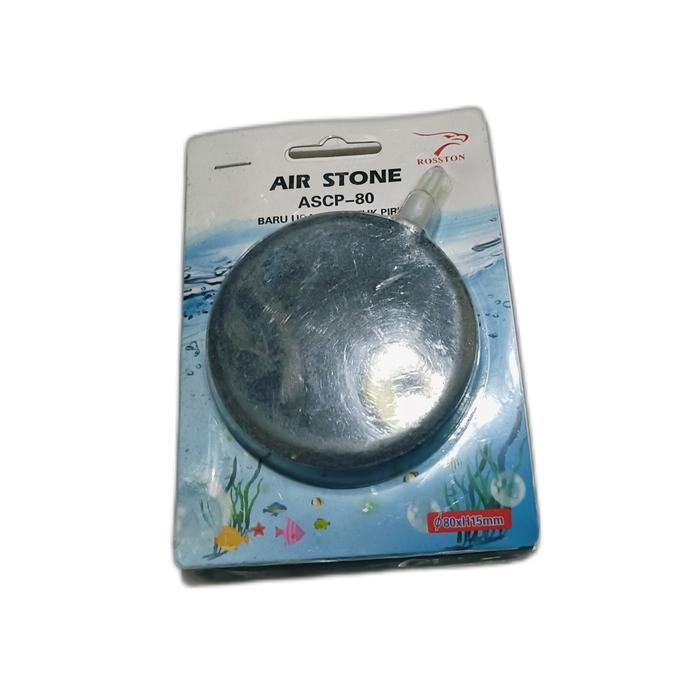 batu aerator bulat pipih 8 cm stone
