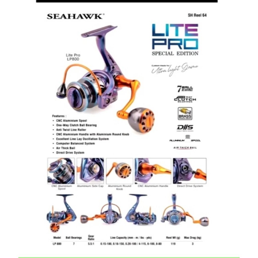 Reel Seahawk Lite Pro 800 Power handle