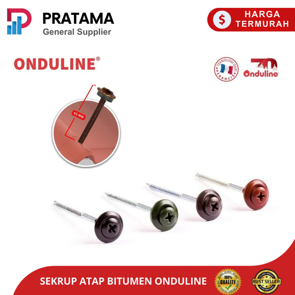 SPEEDY SCREW ONDULINE (100 pcs) Sekrup atap bitumen onduline