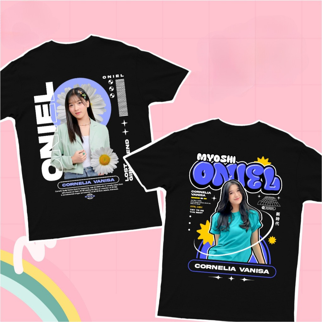 Kaos Member JKT48 My Oshi Oniel New Grafiti Edition - Baju Kaos T-shirt JKT48