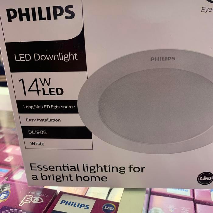 philips led panel downlight 14 watt - Putih