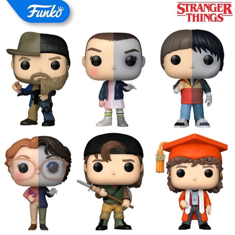 ORIGINAL Funko Pop Stranger Things Eleven Will Byers Split Barb Holland Jim Hopper Steve Harrington 