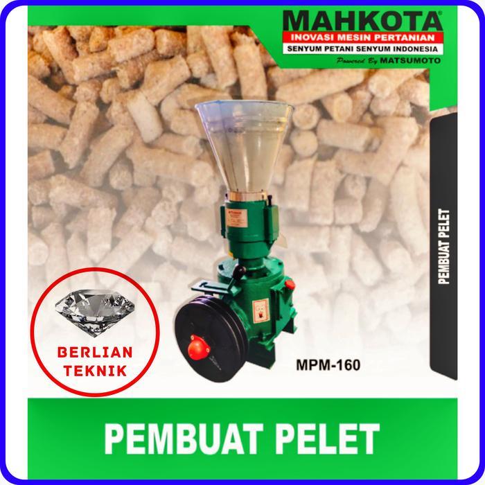 Gilingan Pembuat Pelet Pakan Ternak 160 KG/Jam Mahkota MPM 160