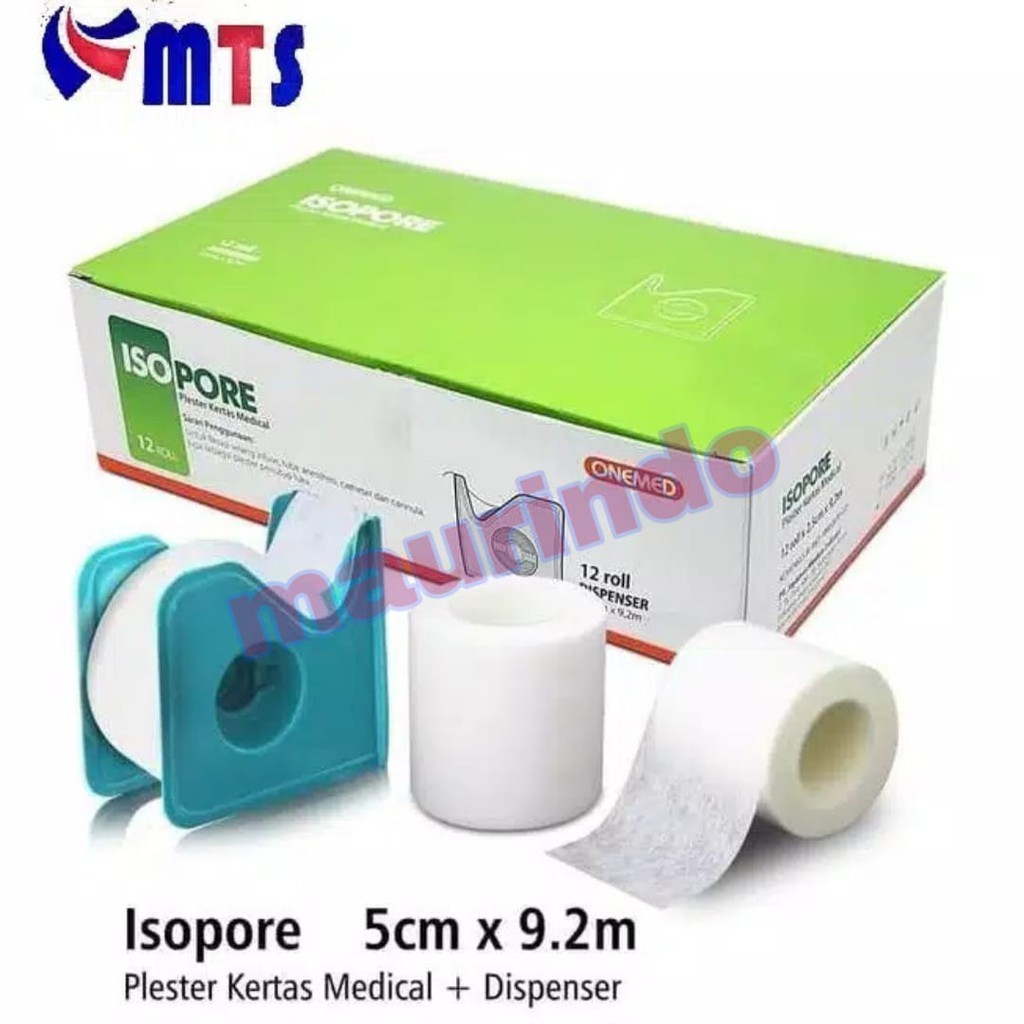 Isopore 2,5 cm x 9,2 m Onemed Micropore 5 cm x 9,2 m