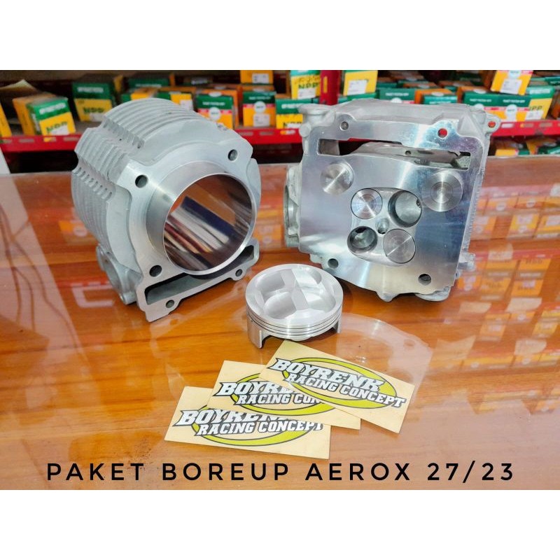 PAKET BORE UP AEROX 27/23-BOYRENK