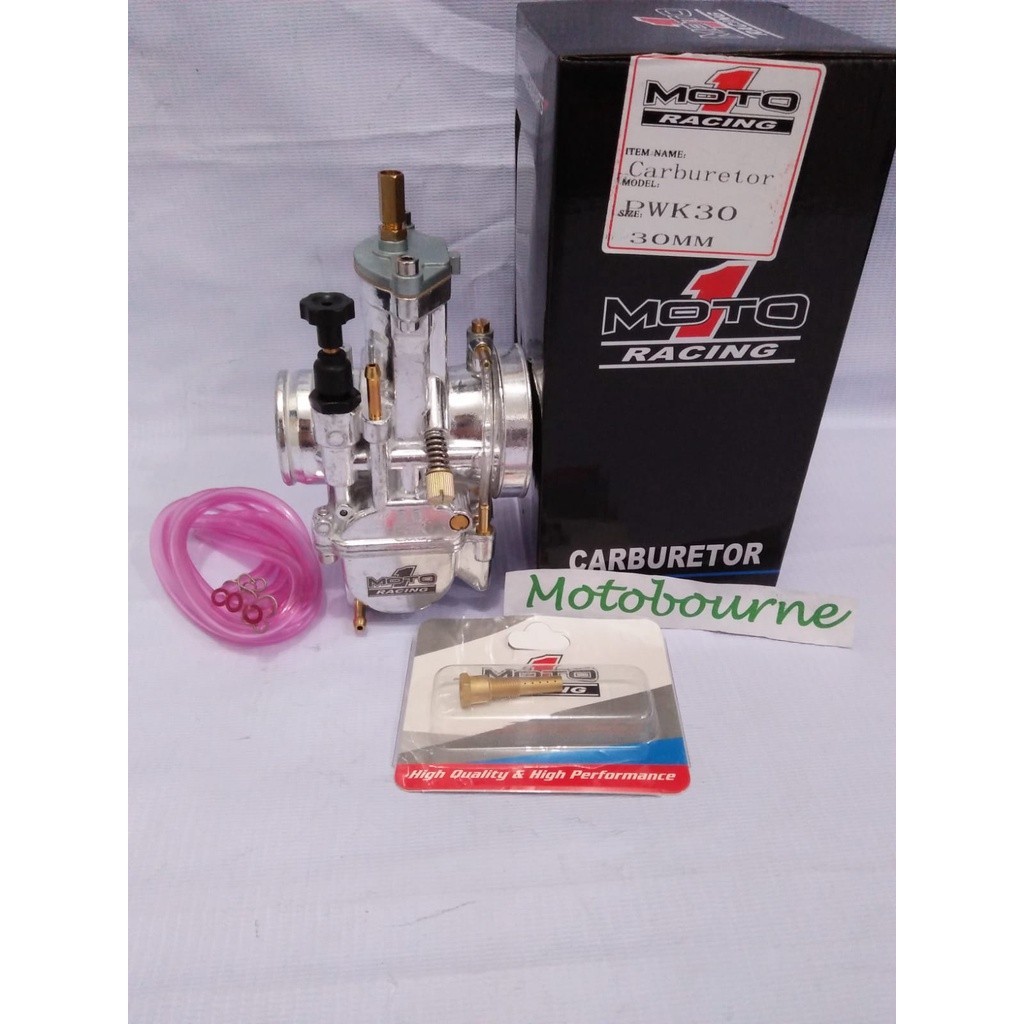 Karburator Moto1 PWK30 CARBU Pwk 30 Nickel MOTO 1 Racing