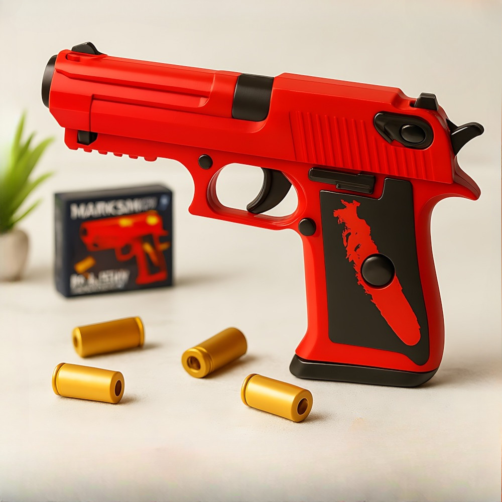 Mainan Tembakan Shell Model Desert Eagle Eject Keren MARKSMAN MILITARY BTC-3060