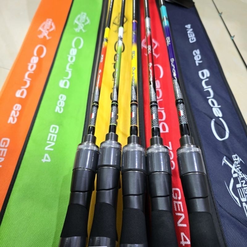 Joran Pancing Capung Gen 4 Relix Nusantara New Joran Spinning Casting 622 662 702 732 762 UL Ultrali