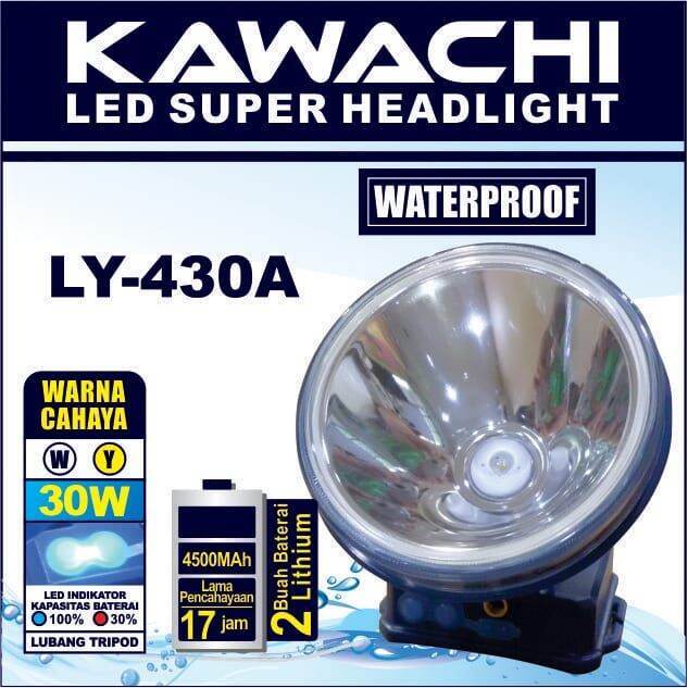 Senter Kepala Kawachi LY-430A/Headlamp Kawachi 30watt