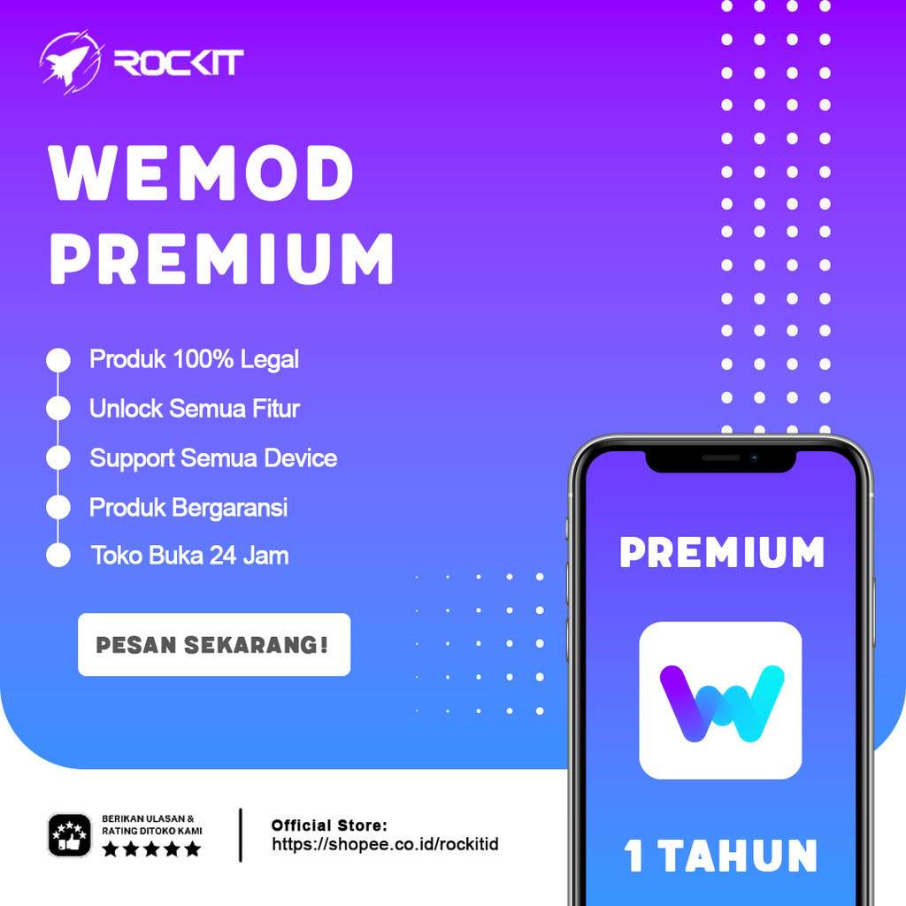 WeMod Pro 1 Bulan
