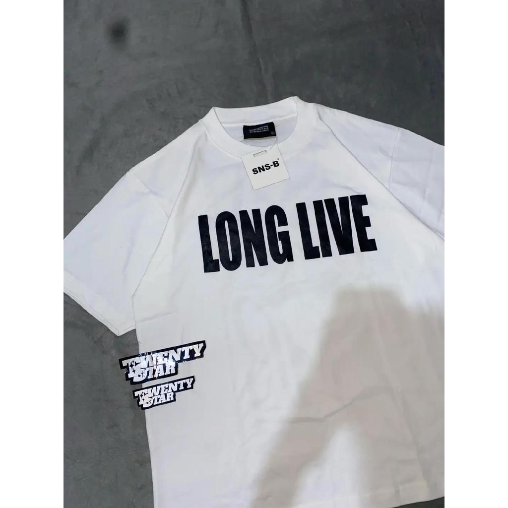 SNSB WORLD | LONG LIVE.WHITE I TSHIRT I SORRYNOTSORRY.BI+CH I SNSB