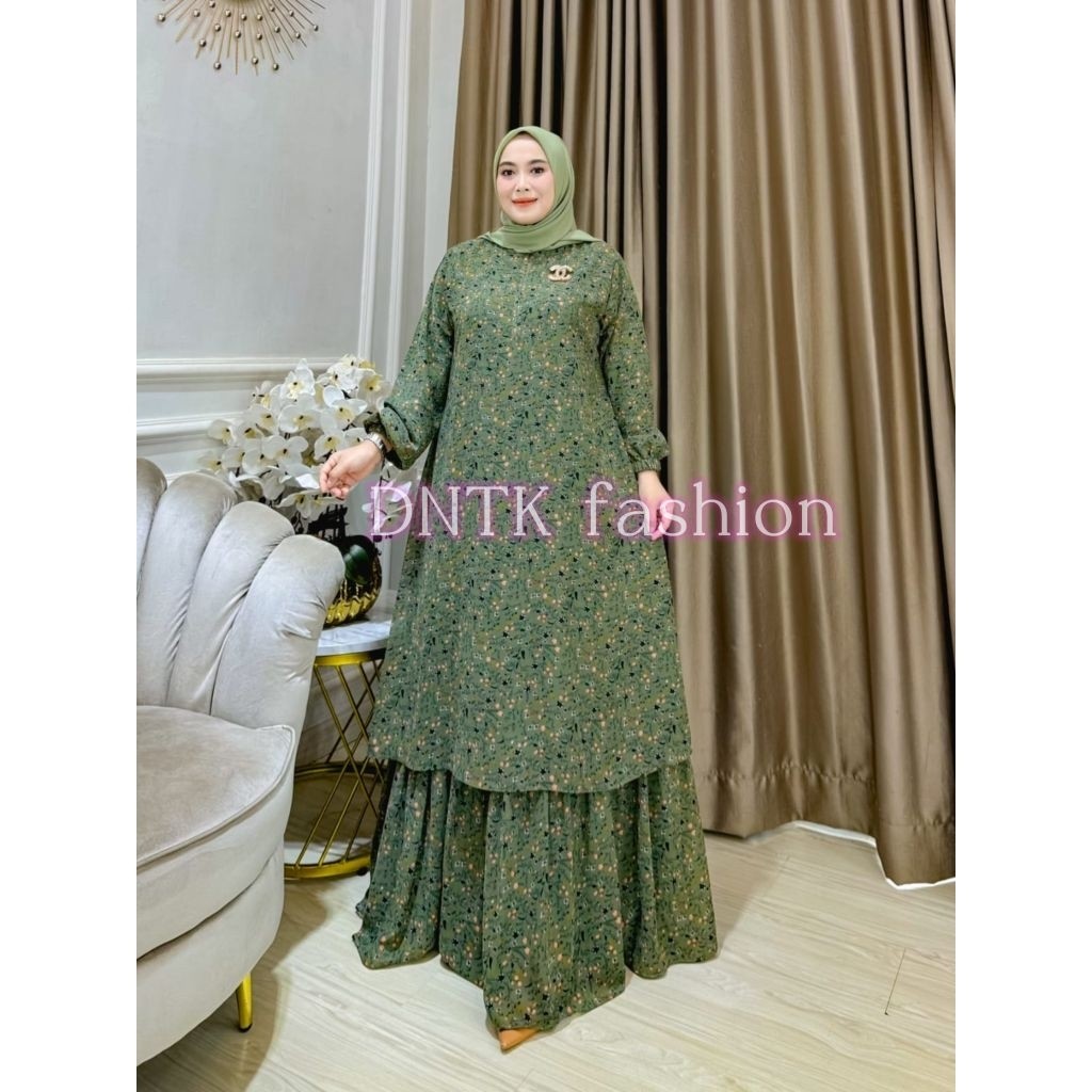 gamis Melayu motif Malaysia terbaru dan terlaris/Terbaru