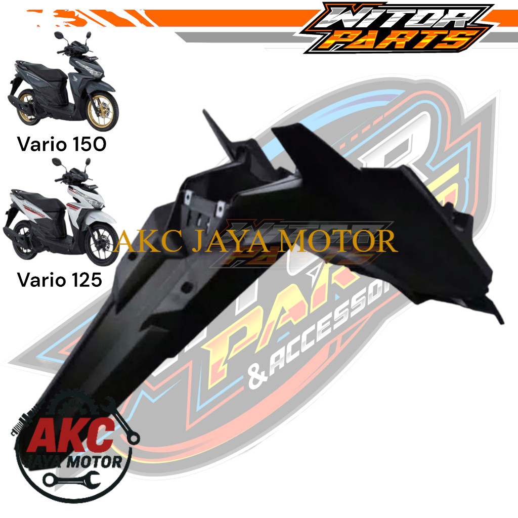Spakbor Slebor Belakang Honda Vario 125 150 Led K59 2015 2016 2017 / Spakbor Belakang Vario 125 150 
