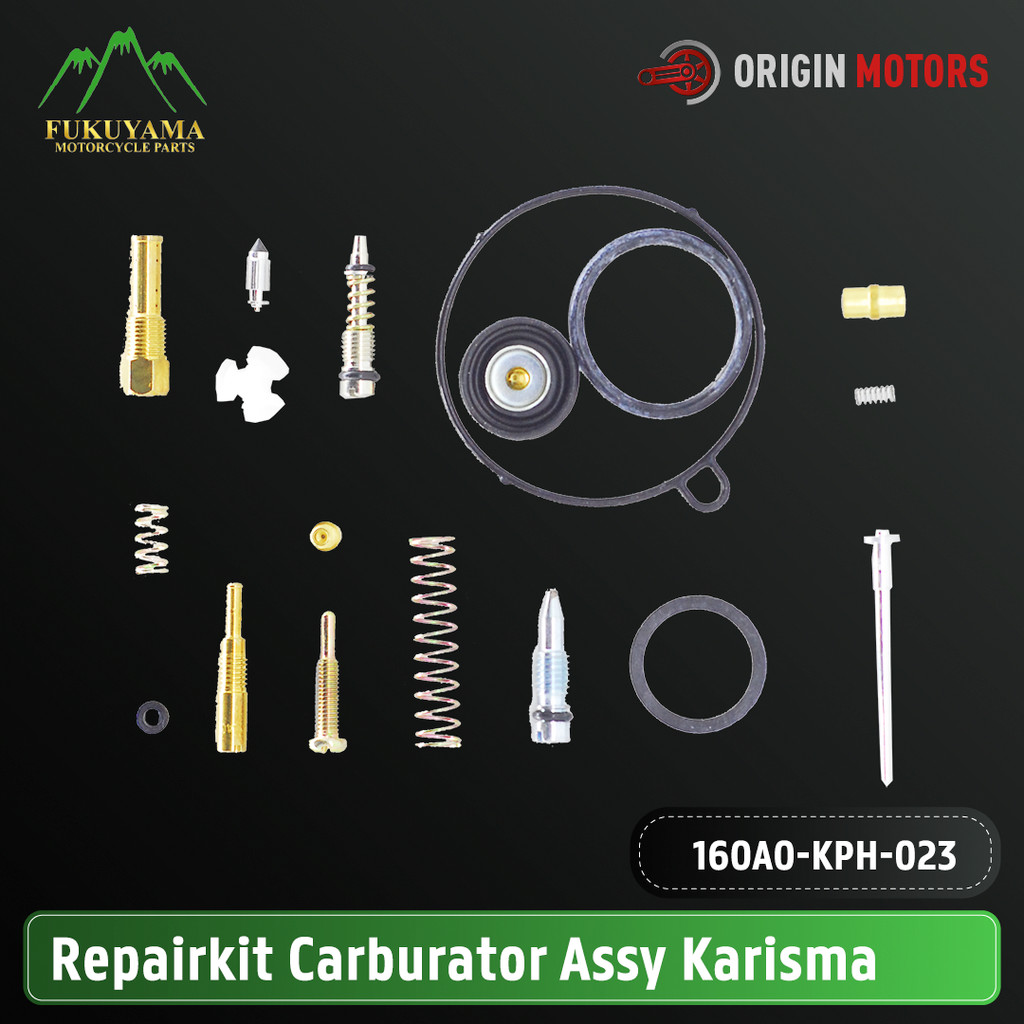 Fukuyama Repairkit Carburator Assy + Karet Membran Karisma